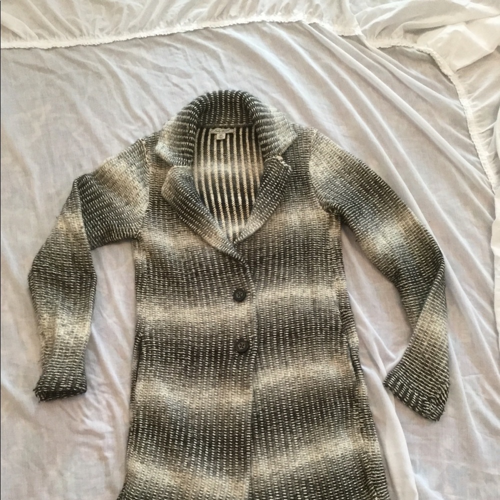 Lucky Brand Jeans Sweater Car Coat Ombré